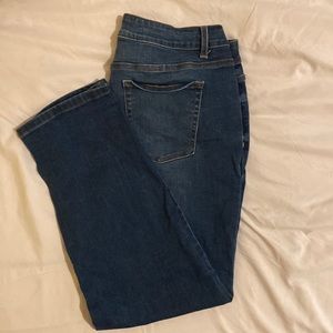 Time and True Size 16 Petit Straight Leg Jeans